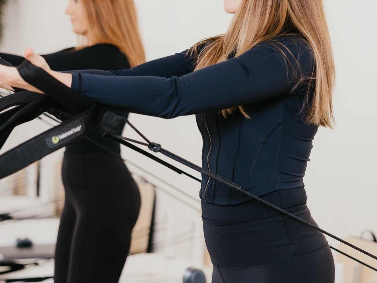 Member feeling energised after a reformer pilates class